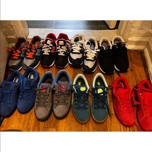 Boys sneakers size 1.5 preschool and size 2 very good condition